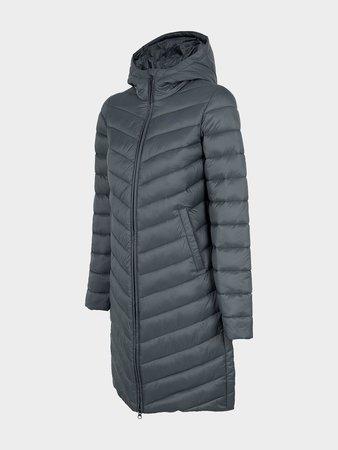4F Dámská prošívaná bunda, dark, blue, XL