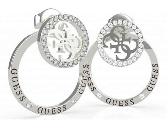Guess Fashion ocelové náušnice 2v1 UBE79095
