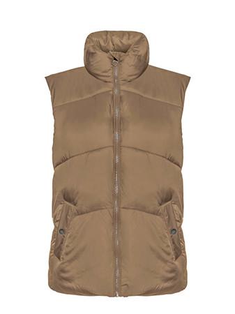 Vero Moda Dámská vesta Regular Fit VMUPPSALA 10275658 Tigers Eye M - mVM1701-M