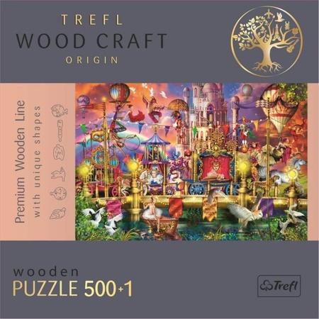 TREFL Wood Craft Origin puzzle Kouzelný svět 501 dílků - 20156
