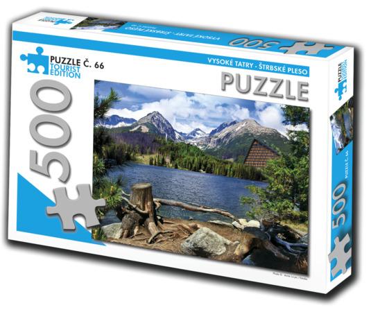 TOURIST EDITION Puzzle Vysoké Tatry, Štrbské pleso 500 dílků (č.66) - PT05-166