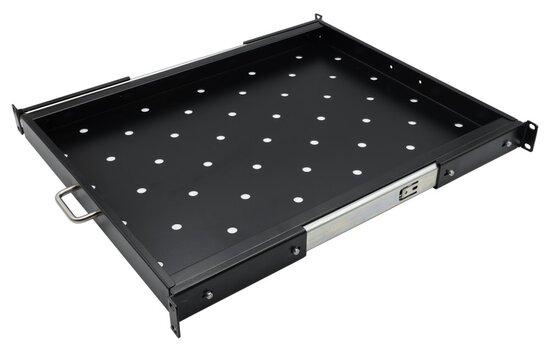 XtendLan Výsuvná police 550mm pro stojanové rozvaděče - BVPOLICE6055-BLACK