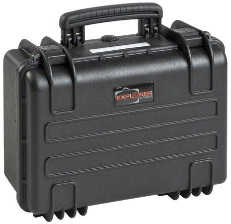 Doerr odolný vodotěsný kufr Explorer 3818 Black PH (38x27x18 cm, Foto L přihrádky, 3,6kg) - E3818BPH