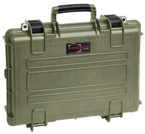 Doerr odolný vodotěsný kufr Explorer 4209 Green CV(42x30x10 cm, molitan pro Laptop až 15" v pouzdře, 2,4kg) - E4209GCV