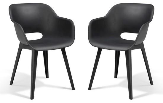 Allibert AKOLA křeslo 2ks - grafit