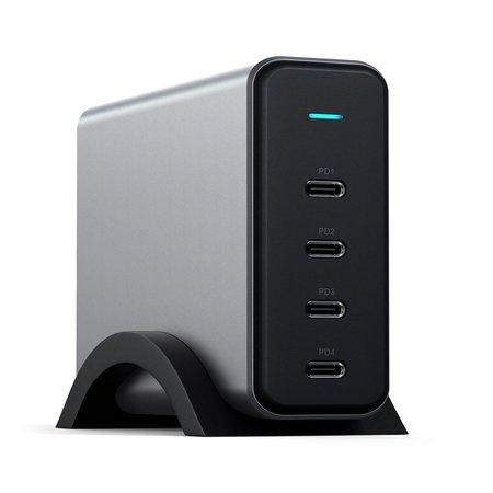 Satechi USB-C 165W 4-Port PD GaN Charger - Space Gray - ST-UC165GM-EU
