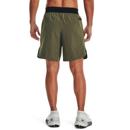 Under Armour Pánské kraťasy Peak Woven Shorts marine od green M