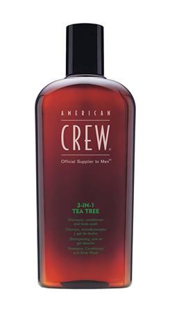 American Crew Šampon s tea tree 3v1 (Shampoo, Conditioner & Body Wash) 1000 ml - kAC104