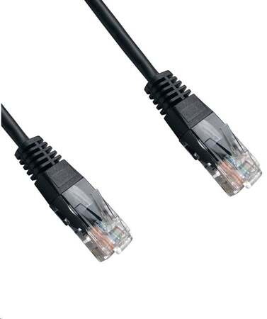 DATACOM Patch kabel UTP CAT6 0,5m černý - 15901