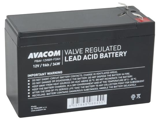 AVACOM baterie 12V 9Ah F2 HighRate (PBAV-12V009-F2AH) - PBAV-12V009-F2AH