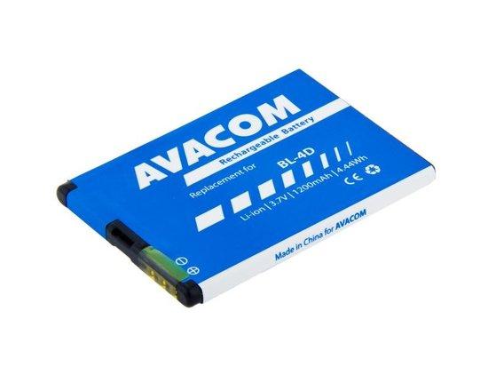 Baterie AVACOM GSNO-BL4D-S1200A do mobilu Nokia E7, N8 Li-Ion 3,7V 1200mAh (náhrada za BL-4D) - GSNO-BL4D-S1200A