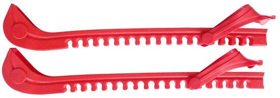 ACRA H526-CRV Chrániče bruslí plastové červené - 1 pár - 05-H526-CRV