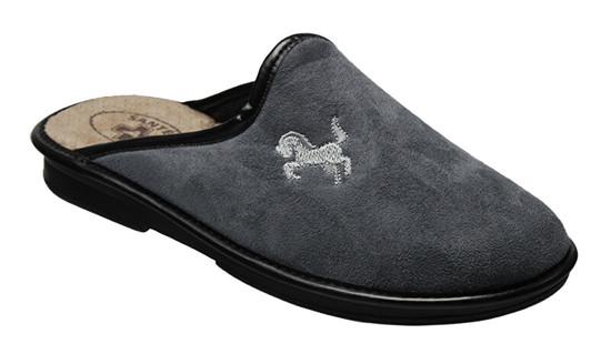 SANTÉ Pánské zdravotní pantofle LX/630 šedá 46 - z67883-46