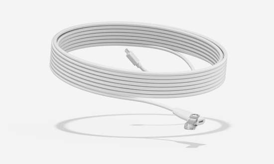 Logitech Rally Mic Pod Extension Cable - OFF-WHITE - USB - 10M - 952-000047