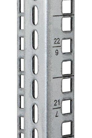 XtendLan Vertikální montážní lišta Telco 18U, pro servery šíře 480mm, stříbrná - VLISTAF18B