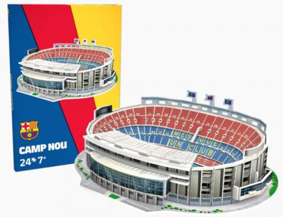NANOSTAD 3D puzzle Stadion Camp Nou - FC Barcelona MINI 24 dílků - 34010