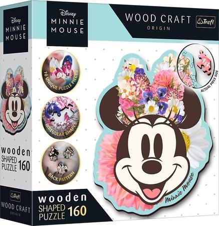 TREFL Wood Craft Origin puzzle Stylová Minnie 160 dílků - 20193
