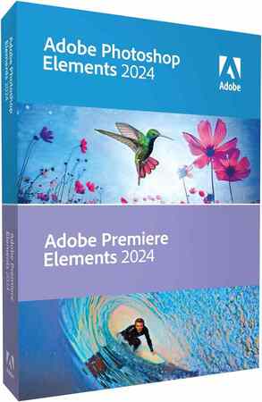 Adobe Photoshop & Adobe Premiere Elements 2024 WIN CZ FULL BOX - 65329075