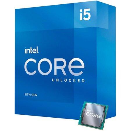 INTEL Core i5-11600K / Rocket Lake / LGA1200 / max. 4,9GHz / 6C/12T / 12MB / 125W TDP / BOX bez chladiče - BX8070811600K