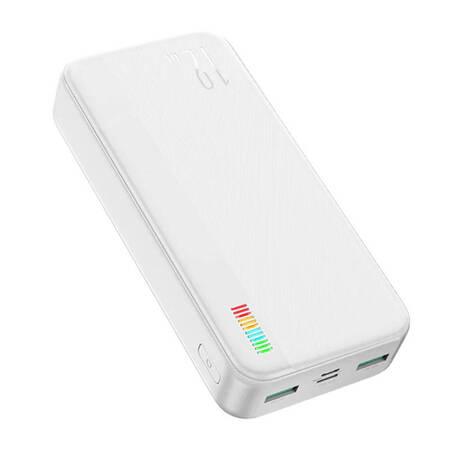 Oslnivá 12W power banka 20000mAh Joyroom JR-T017 (bílá) - JR-T017-WHT