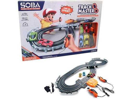 Autodráha, délka 232 cm, 48 x 33 x 5,5 cm - 16021