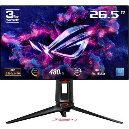 ASUS ROG SWIFT PG27AQDP 27" OLED 2560x1440 480Hz 0.03ms 450cd USB 2xHDMI DP čierny - 90LM0A20-B01A70