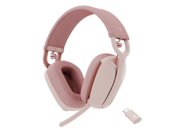 Logitech Zone Vibe Wireless MS bluetooth headset - ROSE - EMEA - 981-001176
