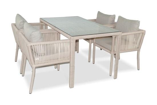 Hanah Home Garden Lounge Set Vera 140 - Light Brown - 134JML1150