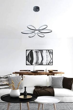 Opviq Chandelier Elina Füme Ledli Sarkıt 3 Renk Fume - 846STL1941