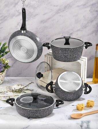 Hermia Pot Set (7 Pieces) Tac-3598 Grey - 222CRN1118