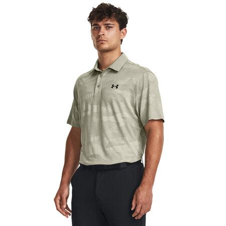 Under Armour Pánské polo tričko Playoff Camo Jacq Polo grove green XXL - 1373694-504-XXL