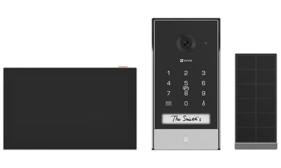 EZVIZ chytrý domácí interkom EP7/ Wi-Fi/ 2K/ 7" dotykový monitor/ videotelefon/ bezdrátový zvonek/ IP65/ černo-stříbrný - CS-EP7-R100-1W2HTFC
