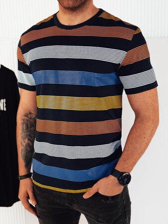 Dstreet Pánské tričko s potiskem, tmavě modrá RX5427 XXL, Námořnictvo - 50782-25