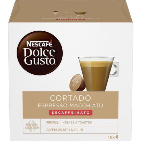 Kapsle do kávovaru, 16 ks, NESCAFÉ "Dolce Gusto Cortrado" bez kofeinu, box 16 ks - 12395736/257910