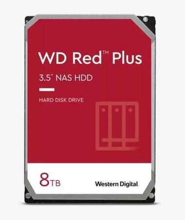 WDC WD80EFZZ hdd RED PLUS 8TB (recertifikovaný) SATA3-6Gbps 5400rpm 128MB RAID (24x7 pro NAS) CMR - WD80EFZZ_RMA
