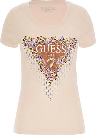 Guess Dámské triko Slim Fit W4YI72J1314-A61E S - mGU3070-S