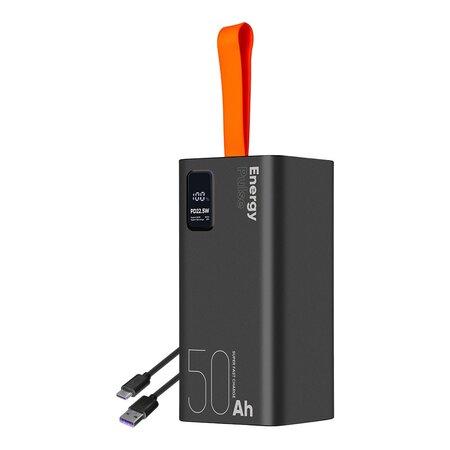 OBAL:ME EnergyPulse Powerbanka 50000mAh 22.5W Black - 57983119181