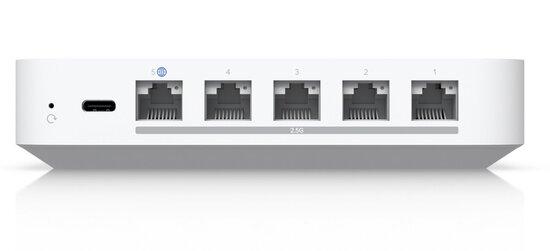 Ubiquiti UniFi Cloud Gateway Max - Router, Full UniFi OS, IPS/IDS, 5x 2.5GbE, 512 GB NVMe SSD - UCG-Max