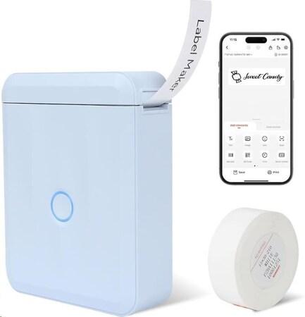 Niimbot Tiskárna štítků D110-M Smart, modrá + role štítků 160 ks - 1AA56301619