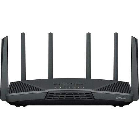 Synology RT6600ax Router 2,4GHz/ 5GHz 802.11a/b/g/n/ac/ax / 1x USB 3.2GEN1/ 1x 2,5GbE WAN/ LAN, 1x1GbE WAN, 3x1GbE LAN - RT6600ax