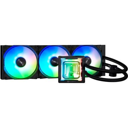 Bitfenix vodní chladič na CPU 360 mm Black / tenký - 32mm / ARGB / 4-pin / AMD i Intel - BFW-AIO-360-BB27A-RP