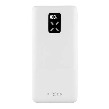 Powerbanka FIXED Zen 20 s LCD displejem a výstupem PD 20W, 20 000 mAh, bílá - 904769