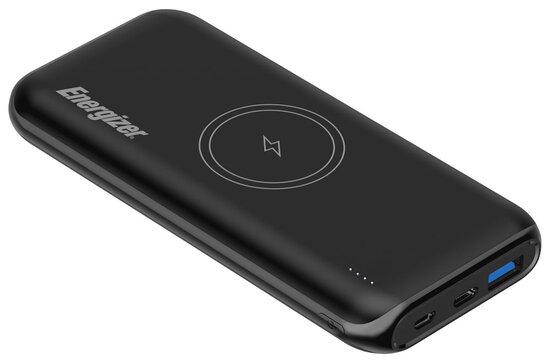 Energizer powerbanka QE10009PQ 10000mAh, Power Delivery, bezdrátové nabíjení, černá - QE10009PQ