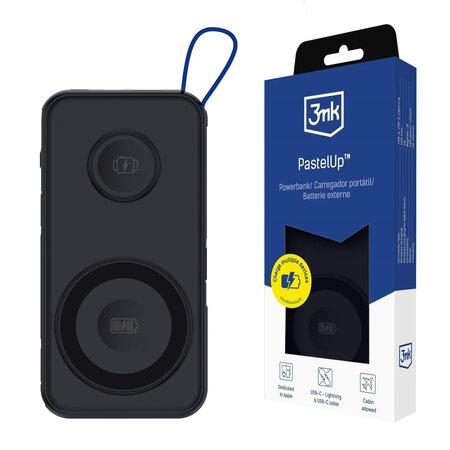 3mk PastelUp Powerbank 10,000mAh 22.5W USB 1A1C - Black - 5903108583176