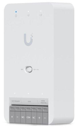 Ubiquiti UniFi Access Door Hub Mini - Rozbočovač, 2x PoE Out, 1x výstup 12V nebo Dry, 2x vstup senzor/tlačítko, 1x PoE++ - UA-Hub-Door-Mini