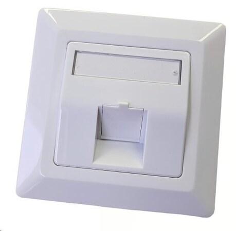 Zásuvka neosazená universální 1 port - 80x80 - LE306-1