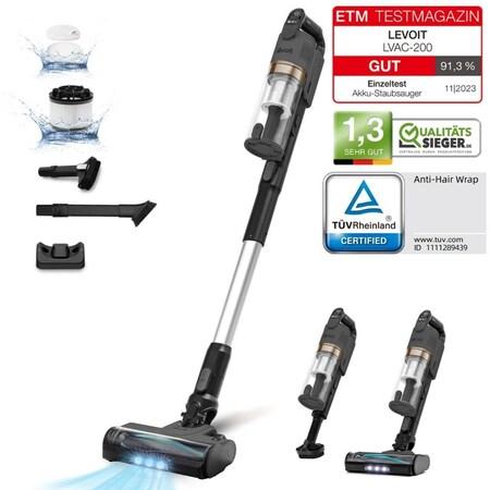 Levoit LVAC-200 4v1 Aku Turbo Cyclone šedý - LSV-V201-GEUR