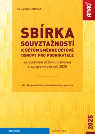 Sbírka souvztažností k účtům směrné účtové osnovy pro podnikatele 2025 - 9788090746862