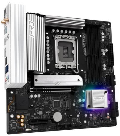ASRock B860M Pro RS WiFi / Intel B860 / LGA1851 / 4x DDR5 / 3x M.2 / HDMI / DP / USB-C / WiFi / mATX - 90-MXBRQ-A0UAYZ