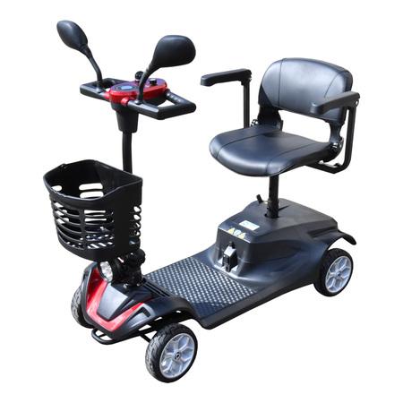 Elektrický čtyřkolový vozík RACCEWAY SOLID- černý - MOTOE-19-03